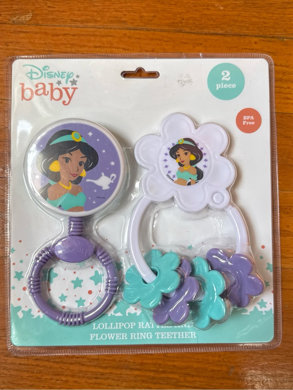 Disney Baby Princess Teether Lollipop First Years Baby Rattle Toy Disney Sealed